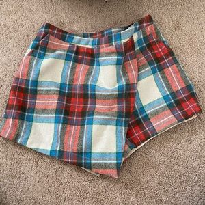 PLAID FALL SKORT - Never worn